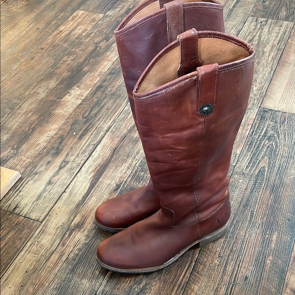 Frye Brown Over the Knee Boots - Picture 3 of 9